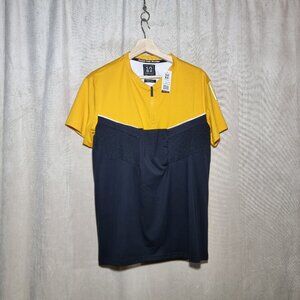 SOBK Straight Outta Brooklyn Black White Mustard Men Shirt NWT Supreme Cotton L